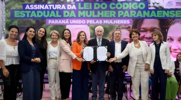 Sanção do código de defesa dos direitos da mulher paranaense